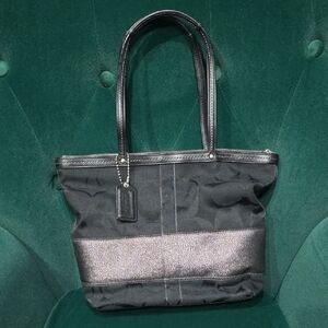 Vintage Y2K Coach Signature "Legacy Collection" Tote Bag